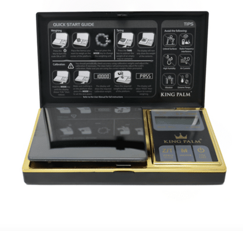 King Palm | Gold Plated Digital Scale KP-S100 Pesa