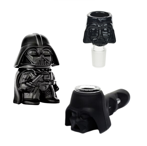 Kit Darth Vader Pipa + Grinder + Bowl