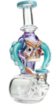 Lookah | Cool Excitement Skull Glass Dab Rig 8"