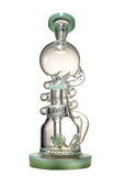 Lookah | Cool Inline Perc Recycler Glass Bong 10"