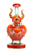 Lookah | Cute One-Eyed Big-Bellied Monster Glass Bong 8"