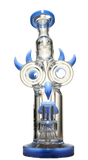 Lookah | Fantasy Bird Tree Perc Recycler Glass Bong 10"