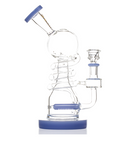 Lookah | Cool Inline Perc Recycler Glass Bong 10"