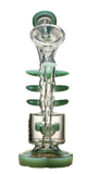 Lookah | Double Chamber Spur Recycler Glass Bong 11"