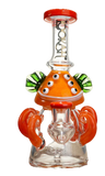 Lookah | Cute Six Eyes Clown Octopus Glass Bong