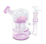 Love Heart Pink Waterpipe 6"