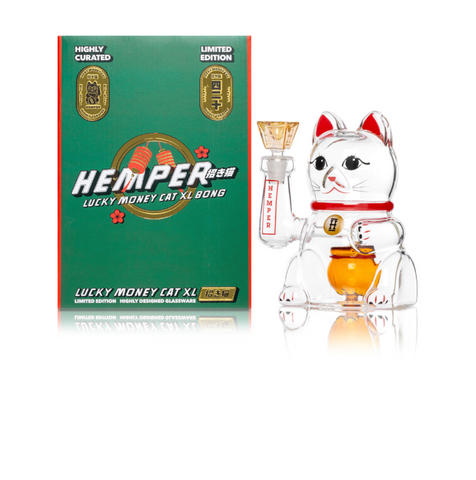 HEMPER | Lucky Cat XL Bong 7"