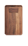 Marley Natural | Black Walnut Rolling Tray Charola