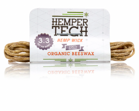 HEMPER Tech | HempWick w/ Organic Beeswax 3ft