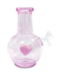 Mini Heart Shower Perc 6" Pink