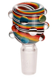 MJ Arsenal | Hobnail Rainbow Flower Bowl 14mm