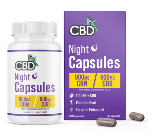 CBDFx | Night Capsules 900mg CBN 60ct