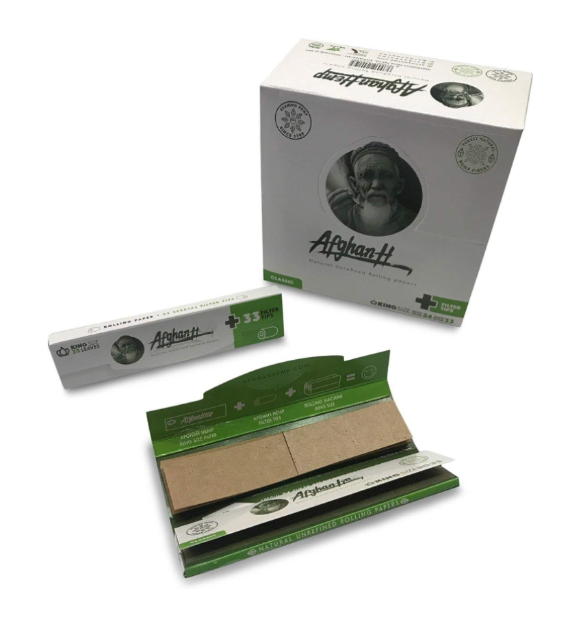 thumbnail interactive-video image 1 of Stock Up! Six Packs Of Afghan Hemp 1 1/4 Rolling Papers – 50 Leaves In Every Pack! 1 of 5