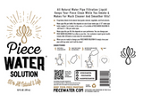 Piece Water | Solution Bottle Agua para Bong Alternativa