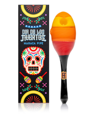 HEMPER | Maraca Hand Pipe "Día de Muertos"