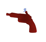 Bong Revolver Waterpipe Gun 30cm