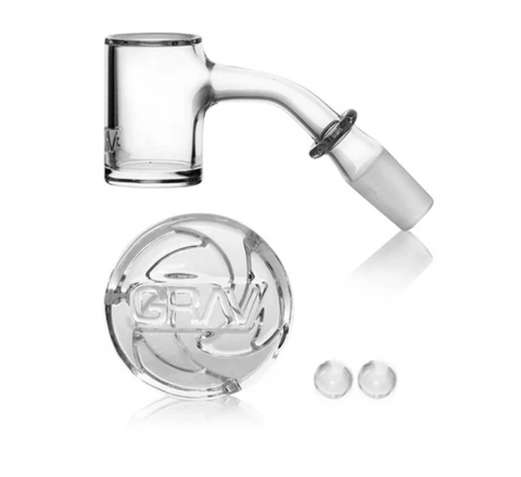 GRAV | 14mm 45° Seamless Quartz Banger Set