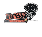 RAW | Get Lid Sign Letrero LED Smoked Here