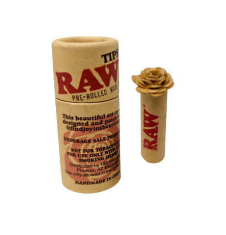 RAW | Filtro Pre-Rolled Rose Tip