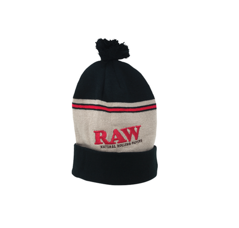 RAW | x Rolling Papers Pompon Hats Gorro de Punto