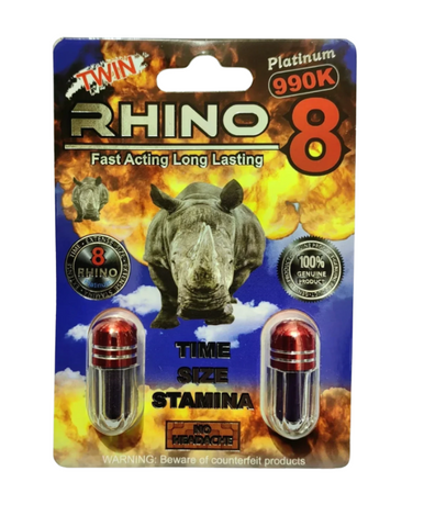 Rhino | 8 Twin Platinum 990K