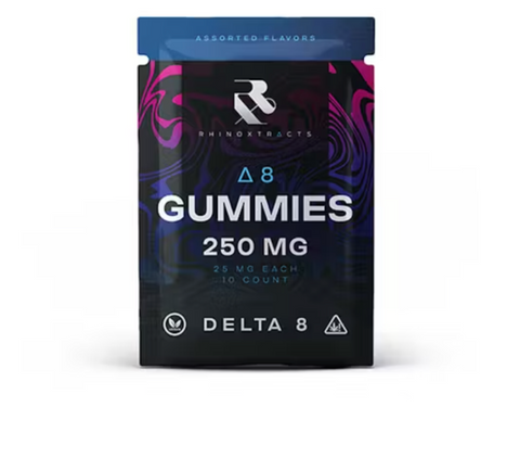 Rhino Xtracts | Delta 8 Gummies 250mg 10ct