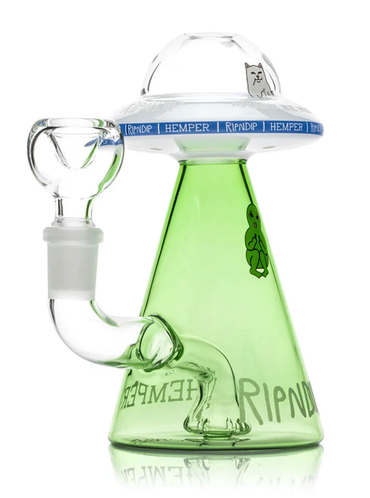 RIPNDIP x HEMPER | Lord Nermal UFO Bong – TdH Mx