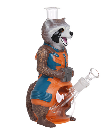 Vinyl Rocket Raccoon Waterpipe