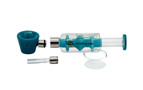 Sense Glass | Kit 2 en 1 Pipa + Colector de Néctar - Freezeable