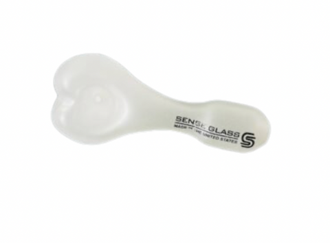 Sense Glass | Heart Shaped - Pipa Vidrio Esmerilado