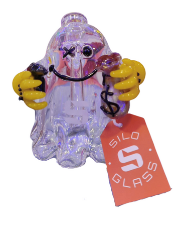 SILO GLASS | Thief Ghost Bubbler Glass