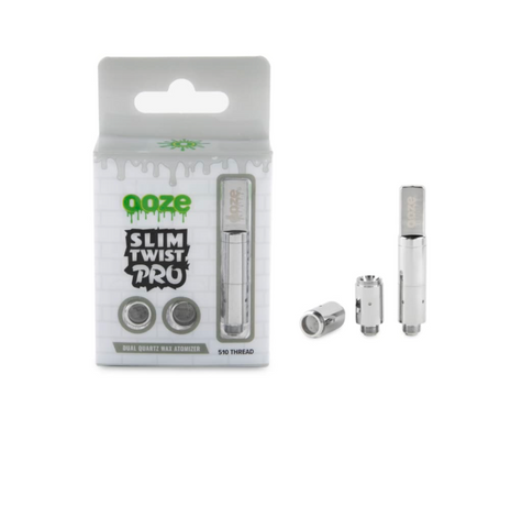 Ooze | Slim Twist Pro Atomizer 3ct Mouthpiece