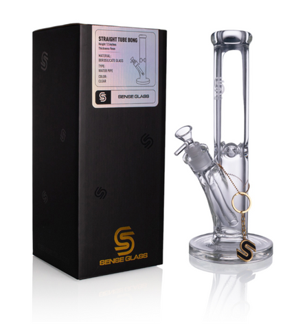 Sense Glass | Straight Pipes Tube Bong