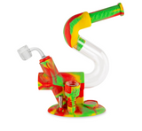 Ooze | Swerve Silicone Water Pipe Dab Rig & Dab Straw