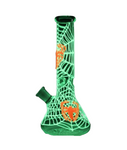 Bong Pyrex Glow in the Dark Spider Web 30cm Water Pipe