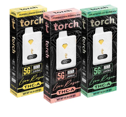 torch | Live Rosin THC-A Blend 5G Disposable