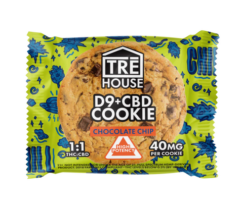 TRĒ House | D9 Cookie 40mg Chocolate Chip