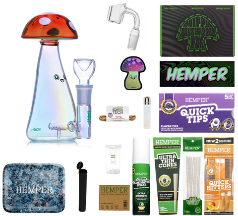 HEMPER | Trippy Mushroom Bong Box