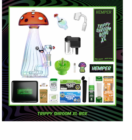 HEMPER | Trippy Mushroom XL Bong Box