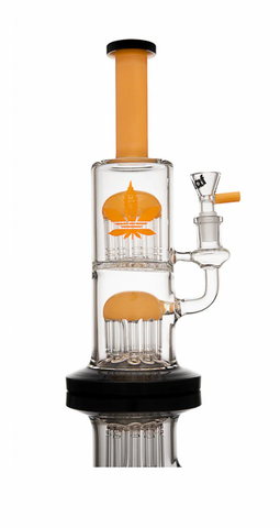 aLeaf | USA Double Tree Perc Water Pipe