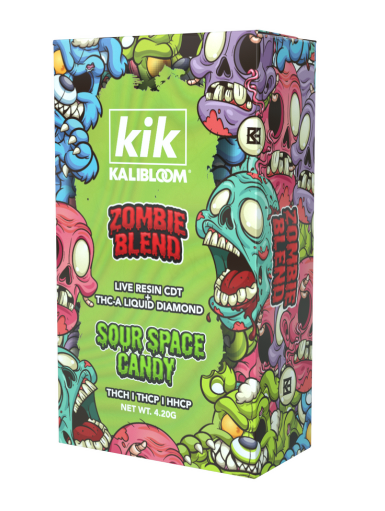 Kalibloom Kik Zombie Blend THCA Live Resin Disposable 4.2G - Pack of 5