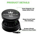 King Palm | Extra Large Grinder 4" XL