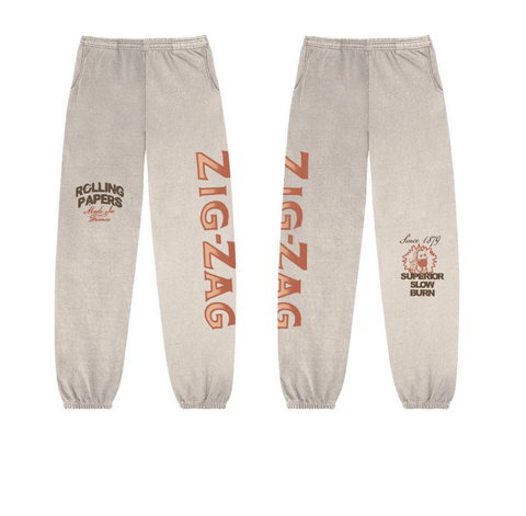 Zig Zag | Motif Sweatpants Pants