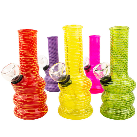 Mini Bong Vidrio 13 cm.
