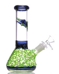 Bong Glow In the Dark Spiral Colors Form