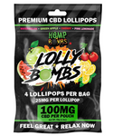 Premium CBD Lollipops  4 pzs Lolly Bombs