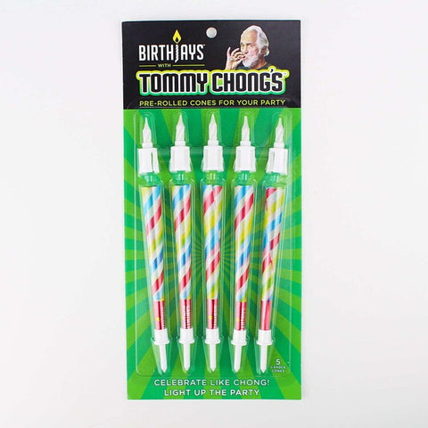 BirthJays | Tommy Chong's 5-Pack Velas Cumpleaños