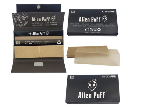 Alien Puff 4 en 1 Black Organic Kit