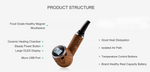 Anlerr Wood Pipevape Herbalizador