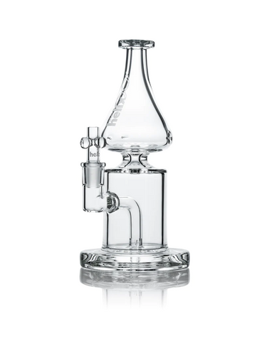 GRAV | Helix Clear Straight Base w/ Fixed Downstem Water Pipe